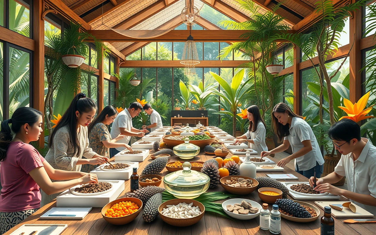 Aromatherapy workshop with essential oils