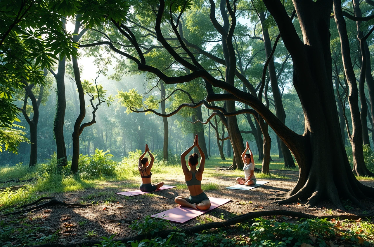 Forest Bathing Yoga in Singapore nature reserve