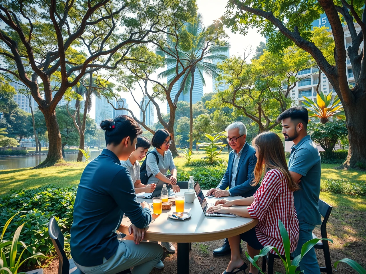 Corporate wellness retreat in Singapore